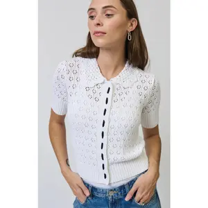 Charli Eyelet Stitch Top