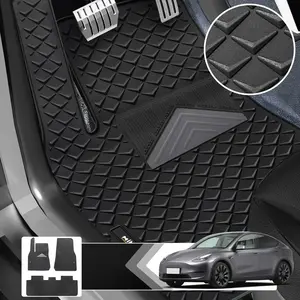 All-Weather Anti-Slip Waterproof Floor Mats for Tesla Model Y 2021-2025