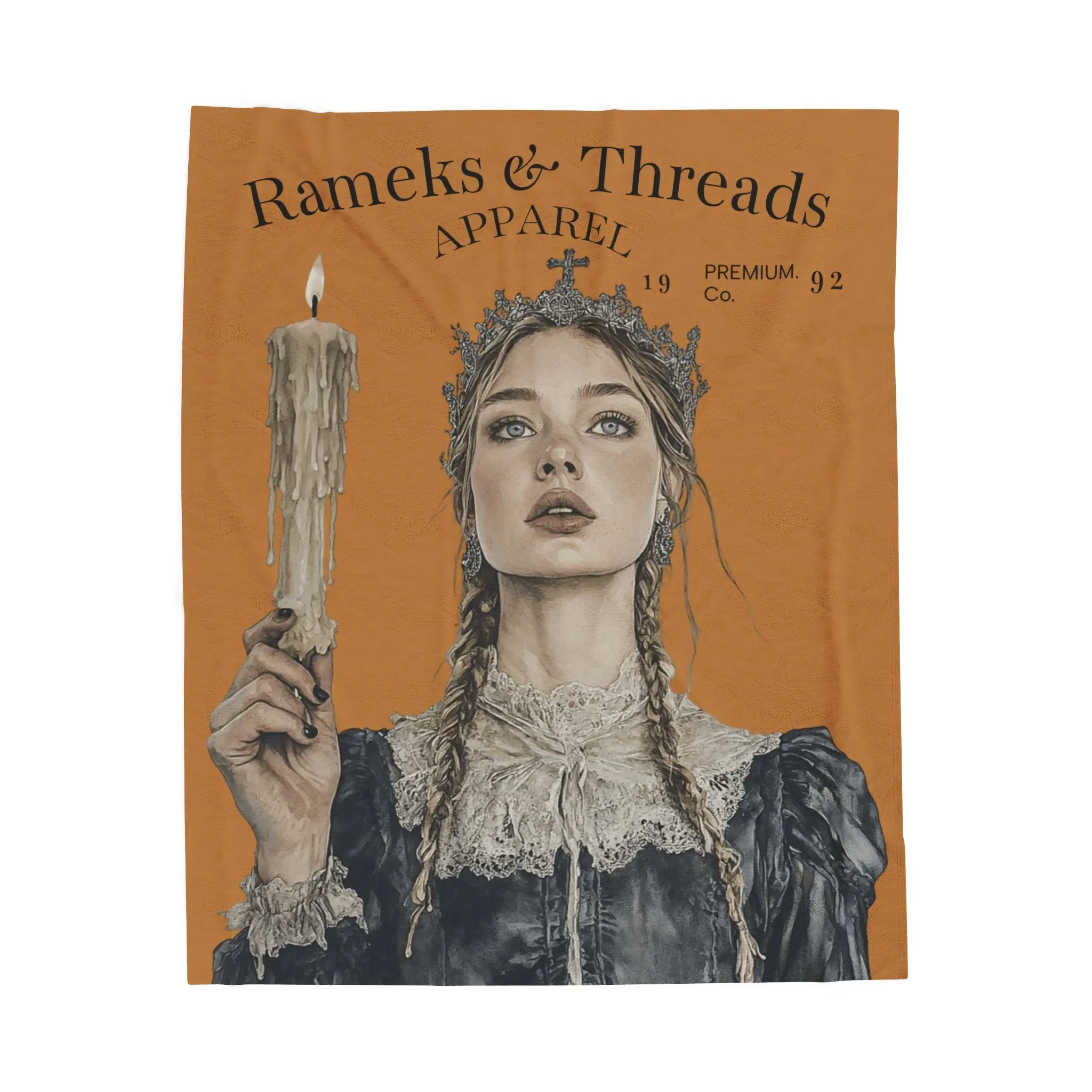 The Ember Duchess Velveteen Plush Blanket