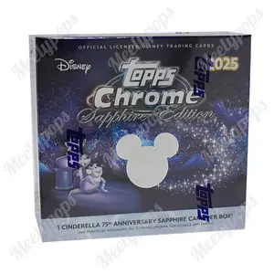 2025 Disney Topps Chrome Sapphire Hobby Box