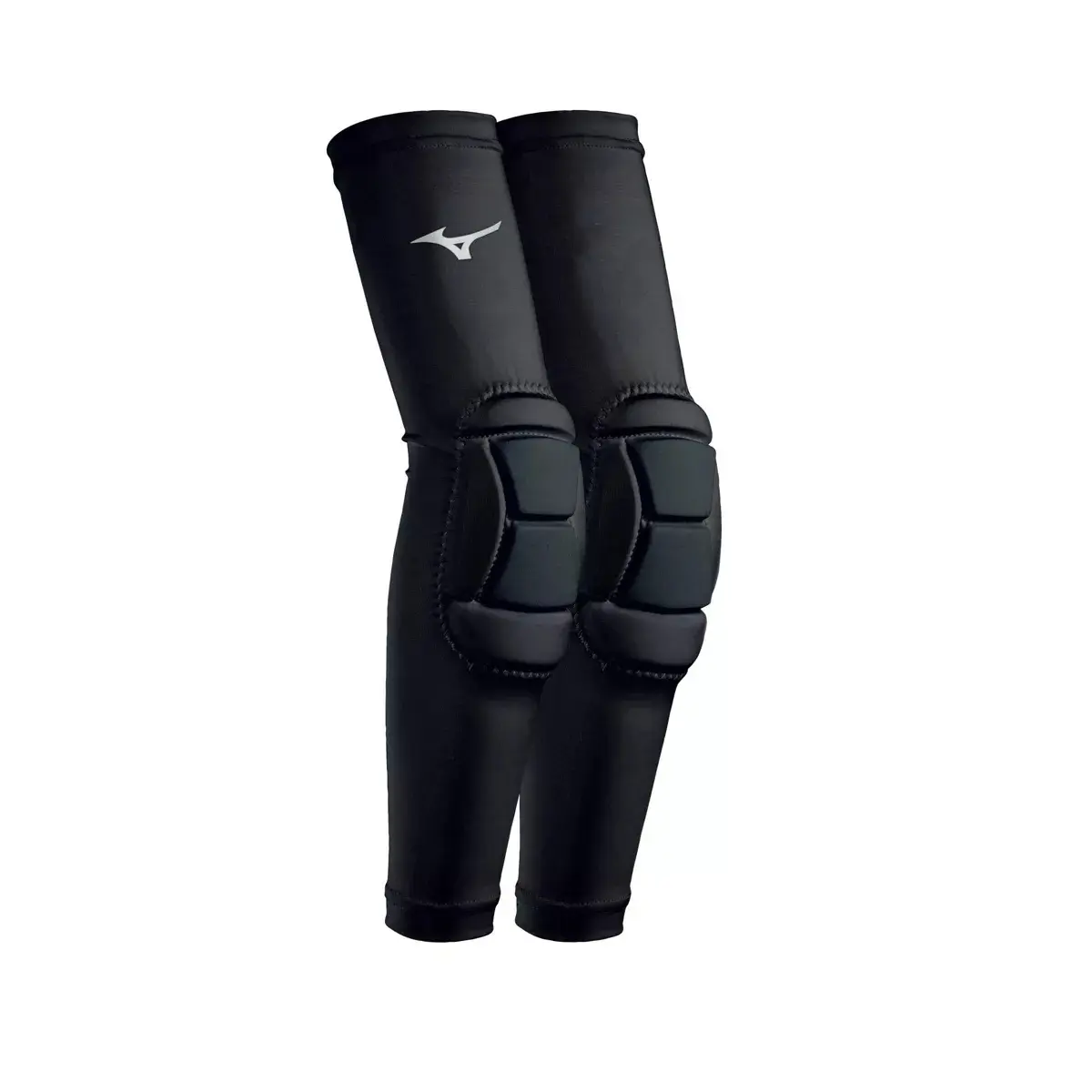 Mizuno Padded Elbow Sleeves - Black, L/XL - Volleyball & Basketball Sports Gear, Volleyball Sleeves