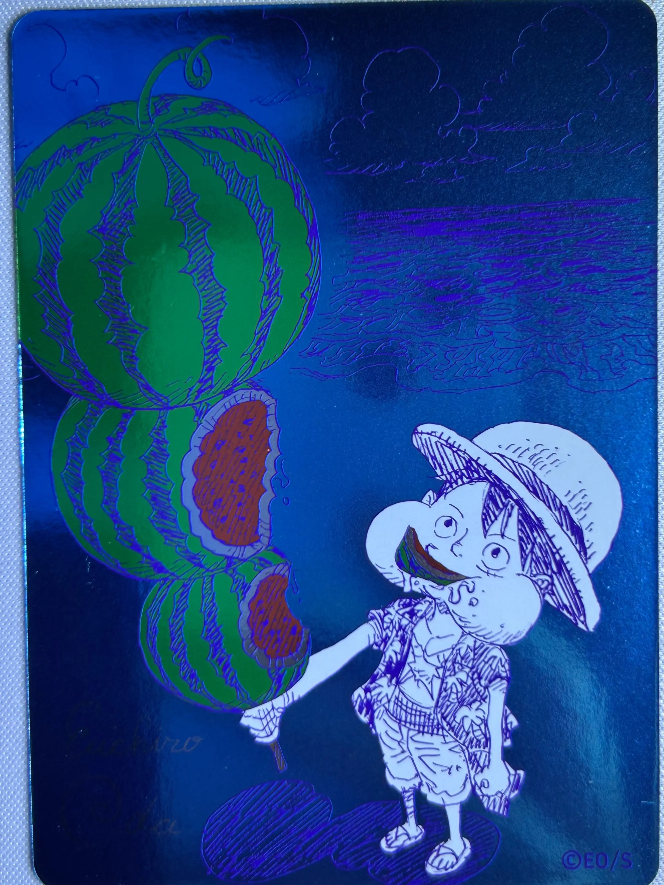 Watermelon Luffy Metakira Natsucomi 2026 Promo Card Summer Comic Eiichiro Oda ONE PIECE Japanese EXCLUSIVE!!