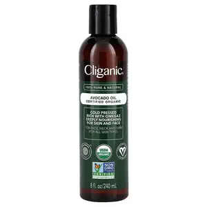 Cliganic Organic Avocado Oil, 8 fl oz (240 ml)
