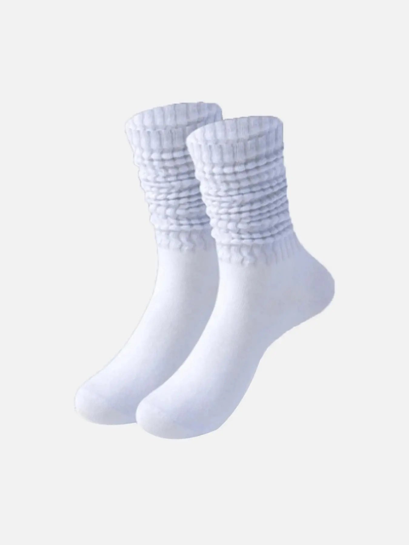 Women's Socks 2 Pairs/3 Pairs/4 Pairs, Autumn Winter Plain Comfortable Knit Casual Socks, Moisture-Wicking Stretchy Fit Long Socks, Soft Comfy Hosiery