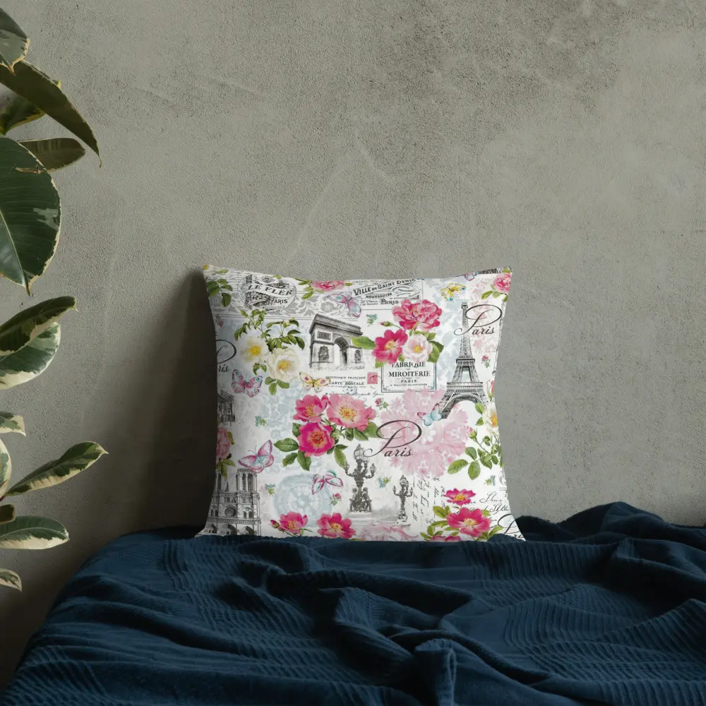 "Ville Rose" Premium Accent Pillow