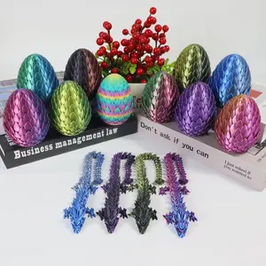 3D Dragon & Egg Set, Laser Series Home Decor Ornament, Decorative Sculptures, Party Gift, Atmosphere Gift for Various Occasions