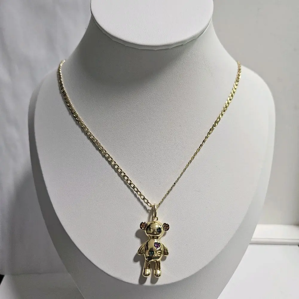 Tous Elegant Bear Necklace, Unisex Fashion Jewelry