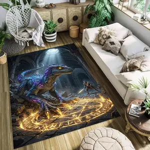 Dragon Shadow Mystery Stylish and creative printed rugs, hallway/balcony rugs, bathroom/entrance doormats, home décor, living room/bedside rugs, Halloween/Christmas/birthday gifts.
