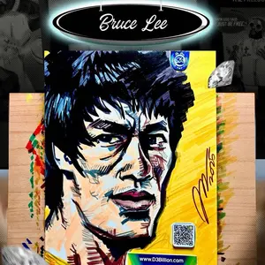 Bruce Lee Self Portrait - Artistic Design Artwork Room Decoration Gift Wall Ornaments Photo Decor
