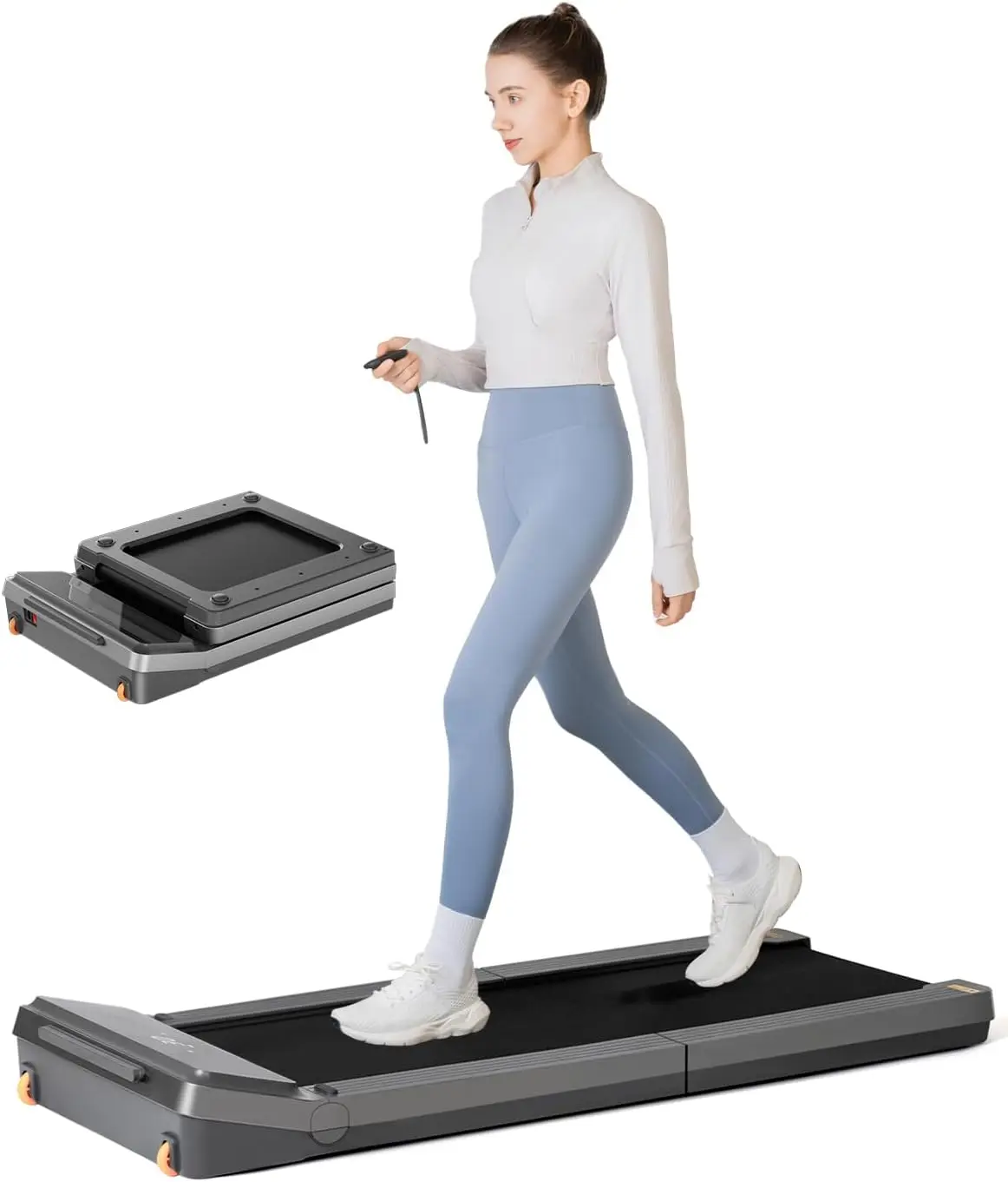 Walking Pad Z3 Foldable Walking Pad, Ultra Compact Low Noise Motor, 1-4 MPH Clear Display, 300lbs Capacity, Fully Assembled for Home Office#HomeGym #FitnessTreadmill #WalkingPad #UnderDeskTreadmill Low Noise Treadmill