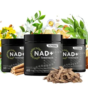 60 Capsules Liposomal NAD+Supplement  | Resveratrol & CoQ10 Advanced NAD Support