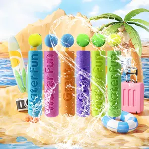 EVA Foam Water Cannon Pull Power Beach Toy Floatable Pool Battle Gun Summer Must Have