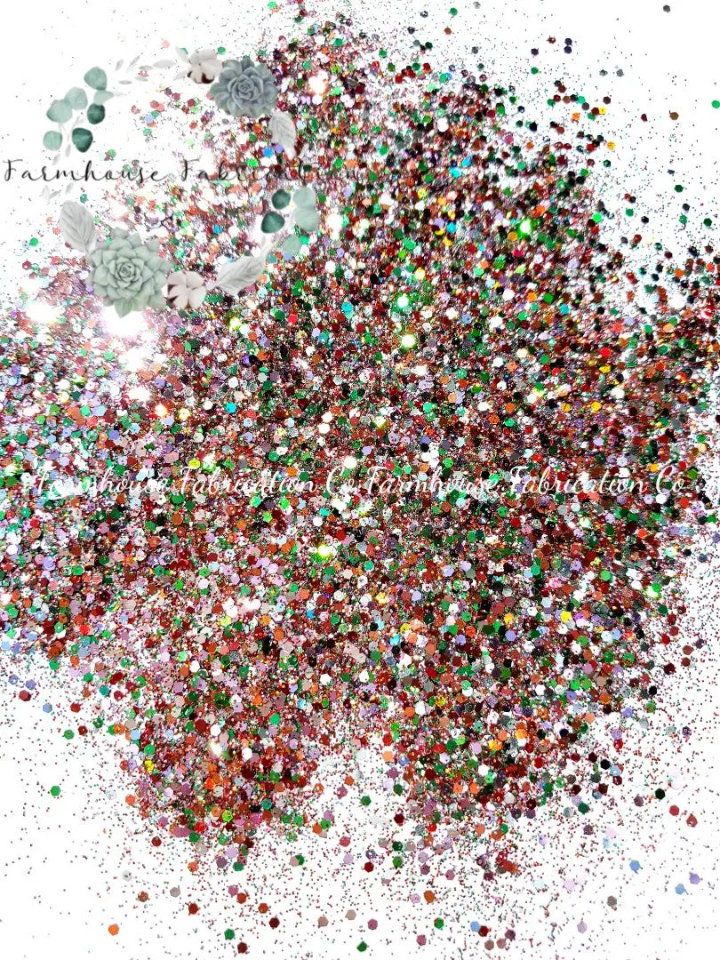 "Santa's Elf" / Elf Glitter / Christmas Glitter Mix / Chunky Glitter / Chunky Mix Glitter