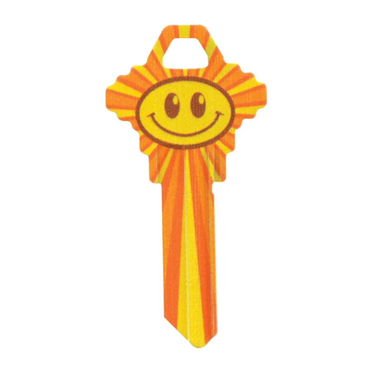 212 MAIN Universal Key Blank No.68-SC1, Single Side Smile Face, Hillman Wackey House & Office Application, Pack of 6