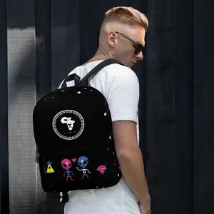 ALIEN THEME LIGA ABSTRACT MINIMALIST BACKPACK