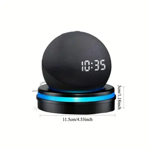 Desktop Stand for Echo Dot 4th/5th, Smart Home Speaker Accessories Storage Power Cord Stand