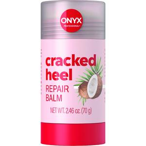 Onyx Professional Cracked Heel Repair Balm Stick for Dry Cracked Feet Treatment, Coconut Scent, 1 pack - Moisturizing Foot Balm, Rolls On, No Mess Like Foot Cream or Foot Lotion, Heel Treatment