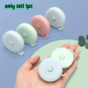 1pc Mini small tape measure, 1.5-meter plastic tape measure, tape measure, telescopic measuring ruler