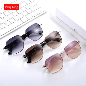 Smart glasses, unisex, retro cool box, polarized sunscreen sunglasses, fashionable and casual, UV400， Daily sunglasses, outdoor fashion accessories, audio glasses, Valentine's Day gifts, Wearable Smart Glasses, Wireless Smart Glasses