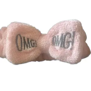 Soft Spa Pink OMG Coral Fleece Headband