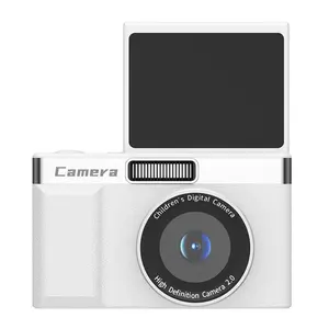 Retro CCD Ultra HD Mobile Point & Shoot Camera - Button-Operated, 180° Flip Screen, Rechargeable, WiFi, HD Video Recording, Retro Filters, Compact Card Camera for Campus Students, Beginners