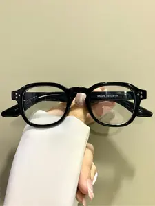 Simple Square Frame Eyeglasses, Fashion Eyeglasses for Women & Men, Fashion Eyeglasses for Work, Daily Clothing Decor, Perfect for Student Daily Use