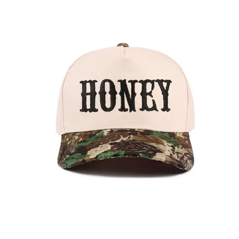 Honey adjustable canvas hat