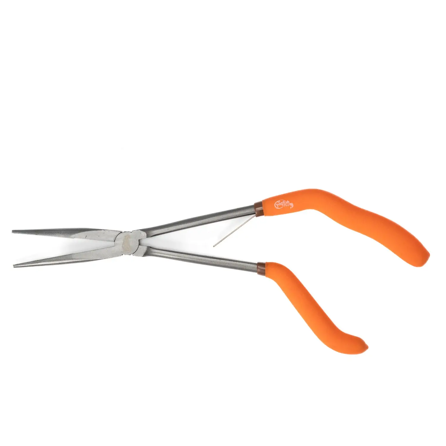 Catfish Pro High Carbon Steel Fishing Pliers, 12.8-Inch Extended Length Ergonomic Pistol Grip with Rust-Resistant Finish and Non-Slip PVC Handle, Robust Performance, Salt/Fresh Water, Rust-Resistant Surface