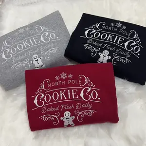 North Pole Cookie Co embroidered sweatshirt *white lettering*