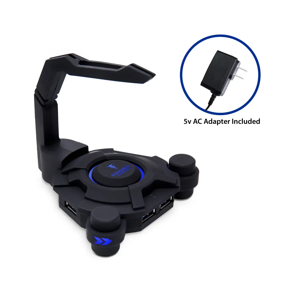 Berserker Gaming CL-HUB53003 5V USB 3.0 NARFI Gaming Mouse Bungee & Hub AC Power Adapter