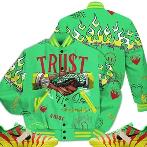 Ja 3 Jurassic Park Explorer Outfit Varsity Jacket, Snake Trust No One Drip Unisex T-Shirts To Match Sneakers Streetwear