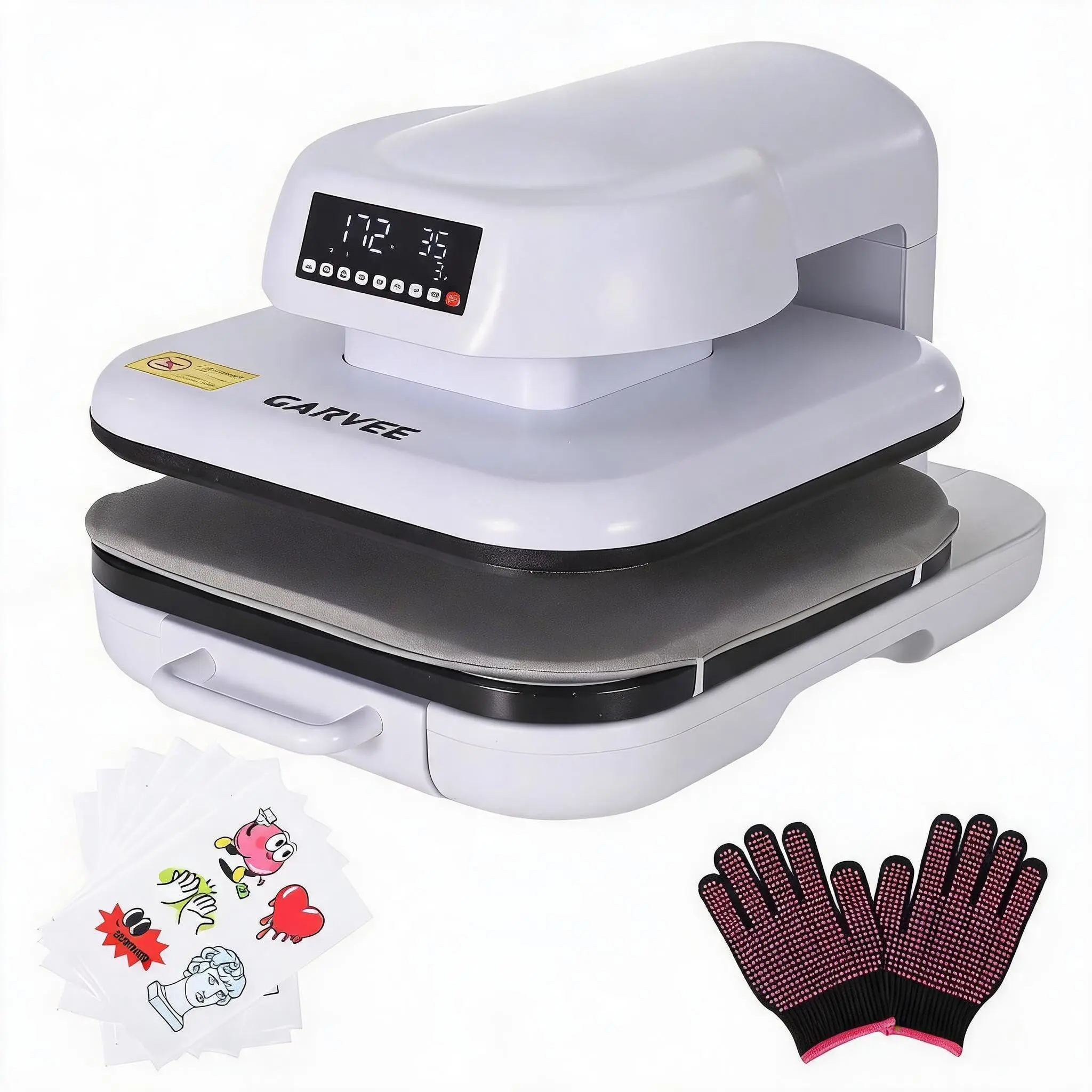 Garvee Adjustable High Pressure Smart Auto Release Heat Press Machine