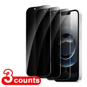 Three-Pack Privacy Screen Protector Film Compatible with iPhone 17e & 16e, Durable Scratch-Resistant Design for Enhanced Security