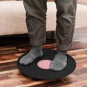 Wobble Balance Board – Mandala Pattern Balance Trainer for Core Strength, Yoga Practice & Balance Exercise | Sensory Integration & Kids Rocking Balance Toy