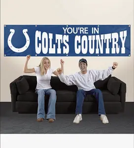 Indianapolis Colts 8' x 2' Banner Heavyweight Nylon “You’re In Colts Country”