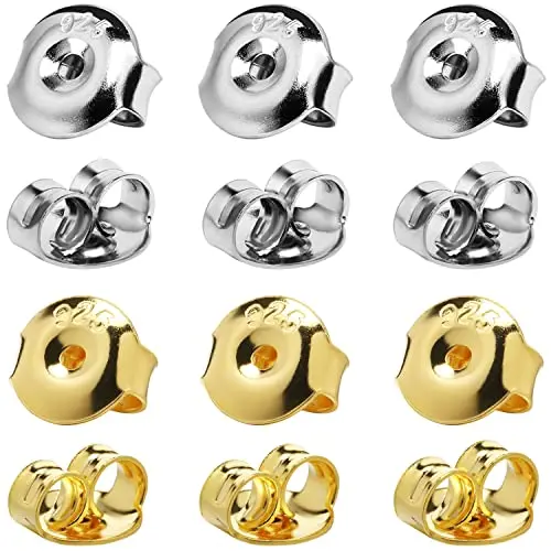 white gold+gold 12pcs