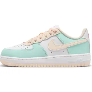 Little Kid's Nike Air Force 1 Low Jade Ice/Guava Ice-White (FJ3484 300)