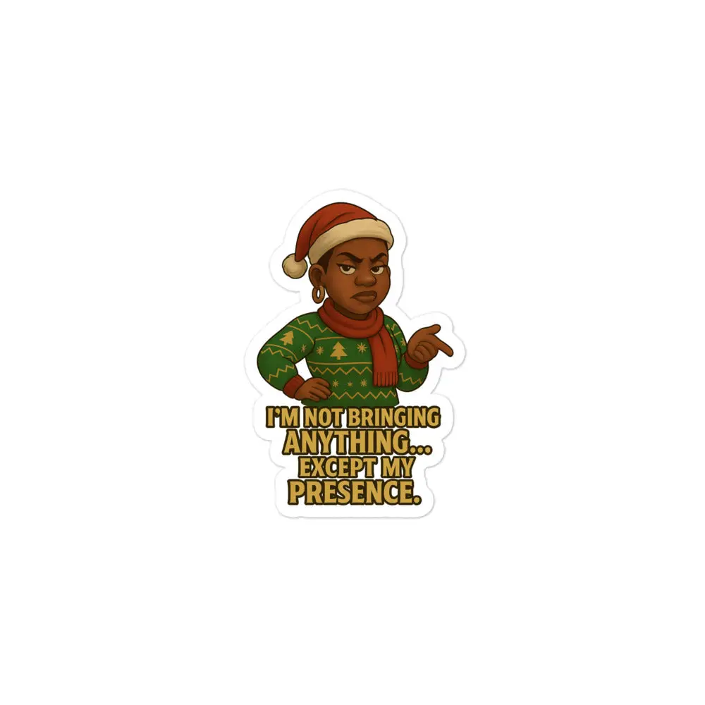 Auntie Jazz Sticker – “Spice, Sass & Storyville” Edition