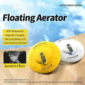 Live bait oxygen pump, IPX7 waterproof, magnetic charging, portable lightweight design, three adjustable airflow speeds, up to 20 hours battery life, suitable for outdoor fishing, emergency power outages, and live fish transport.