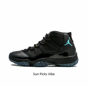 Black and Teal High Top Sneakers for Men - Glossy Patent Leather Casual Shoes Comfortable Cushioning Non-Slip Rubber Sole