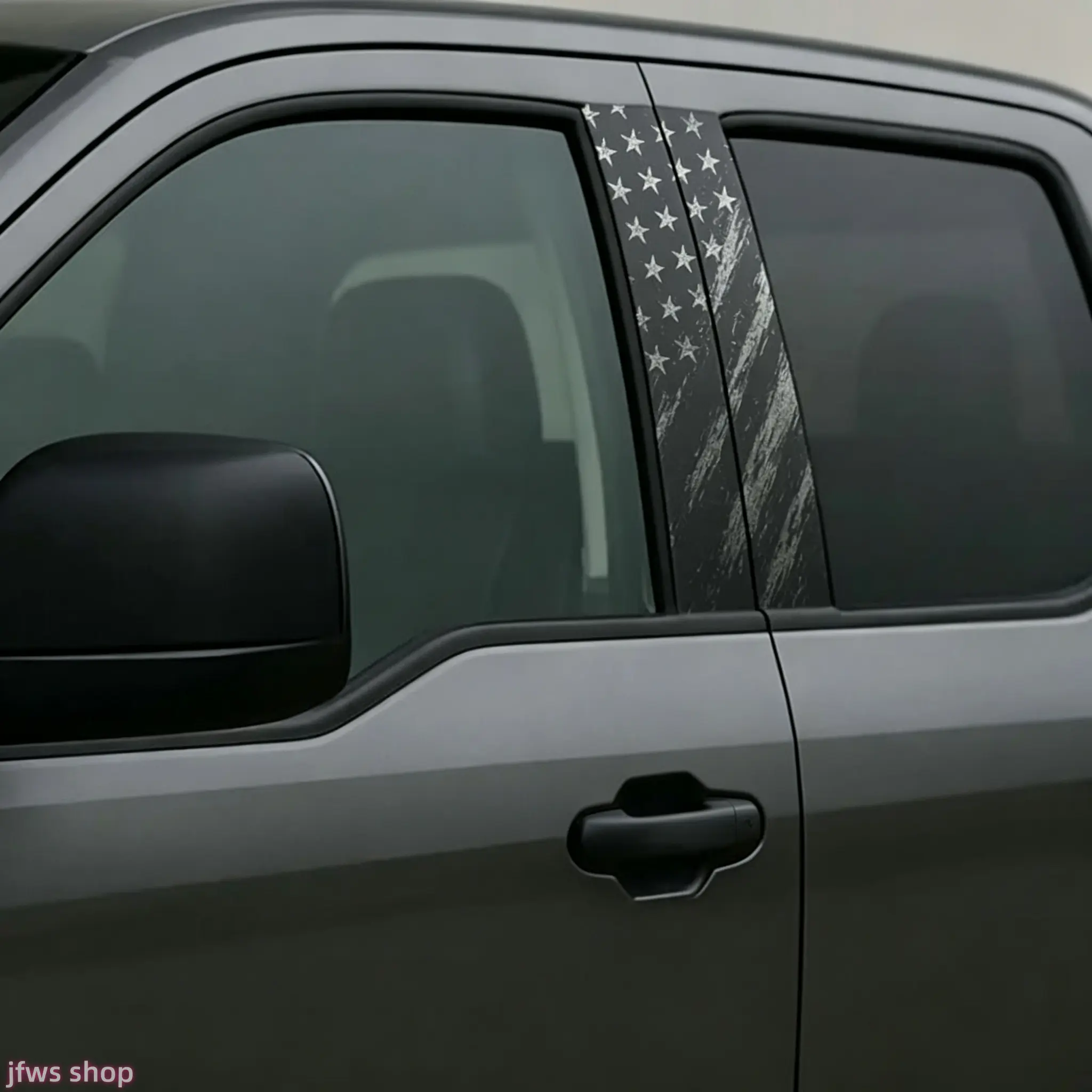 2026 New Creative Car B Pillar Sticker With American Flag Pattern For Independence Day Commemorative Durable Protective Film Easy Install For Most Vehicles Light Luxury Summer Stylish And Cool US Design, Cars Accessories, Car Decoration homedecor