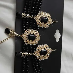 Elegant Artificial Crystal Decorated Jewelry Set, Fashion Jewelry for Party, Daily Clothing Decor, Trendy All-match & Exquisite Jewelry for Birthday Gift