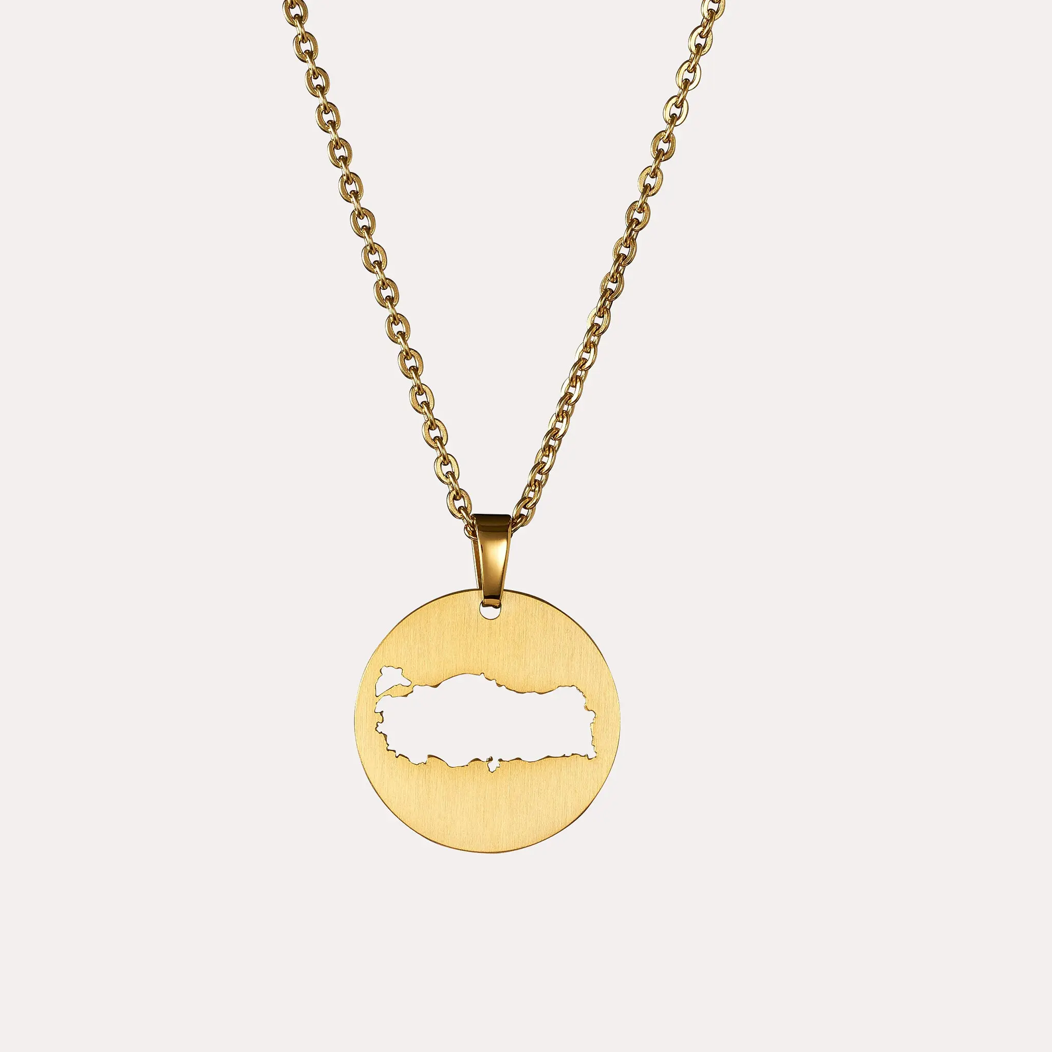 Türkiye (Turkey) Map Necklace