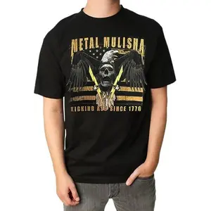 Metal Mulisha 1776 Graphic Short Sleeve Men's T-Shirt - Patriotic Style on Sale! Cotton Fit