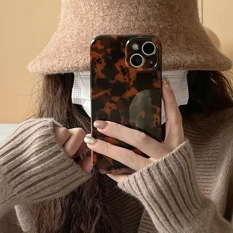 Vintage Pattern Phone Protective Case, Decorative Smartphone Protector Cover, Stylish Cellphone Accessory, Compatible with iPhone 11 12 13 14 15 Pro Max Case Casing