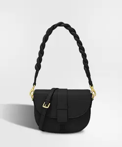Genuine Leather Saddle Bag for Women | Stylish Cowhide Messenger Bag, Elegant Women's Handbag, Chic leather crossbody Bag