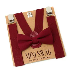 Burgundy Bow Tie