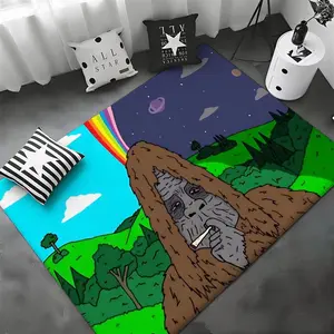 Comedy Series the big lez show Floor Mat Non-Slip Soft Flannel Thickened Rug Indoor Door Mat Ultra Soft Absorbent Wear-Resistant Floor Mat for Living Room Hallway Entryway Front Door Porch Durable Non-Skid Home Decoration Mat for Indoor Daily Use