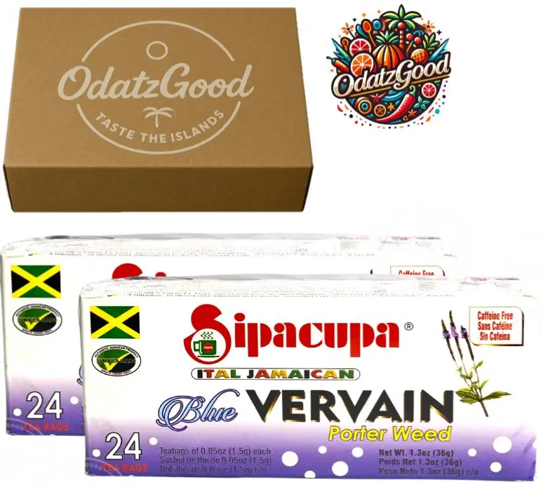 Sipacupa Blue Vervain 24Tea Bags (36g) – Curated & Packaged by ODatzGood