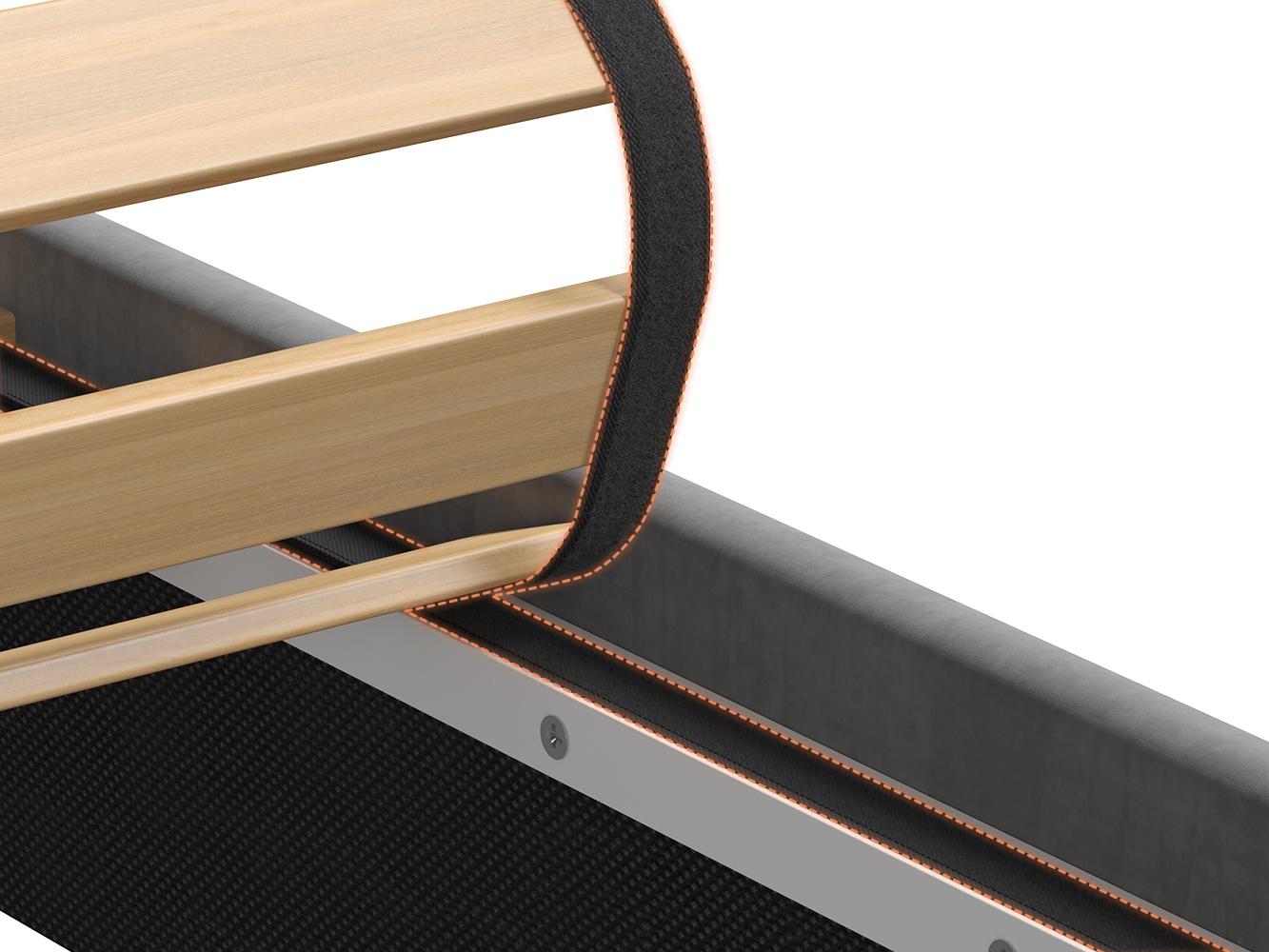 Raybee Furniture Queen Velvet Upholstered Bed Frame with 51" Tall Headboard, NO MATTRESS, Upholstered Bed Frame, King Size with LED Lights and Charging Station, Sturdy Wood Slat, Easy Assembly, No-Noise, Gift for Moving House [Black Friday]